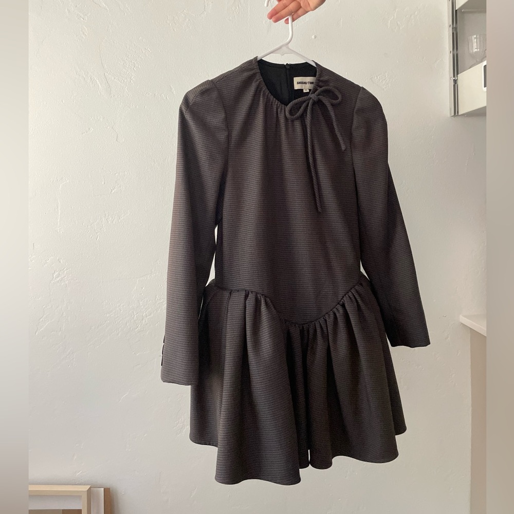 Shushu Tong Long Sleeve Mini Dress